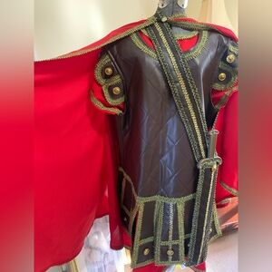 Men’s Vintage Roman Guard Soilder Costume Theater Grade Size XL 5 Piece set.